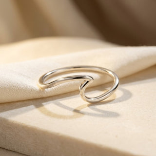 Silver Minimalist Open Ring