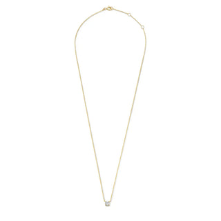 Cléa Moissanite Stone Necklace | Gold