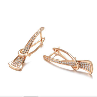 Radiant Layers Crystal Earrings
